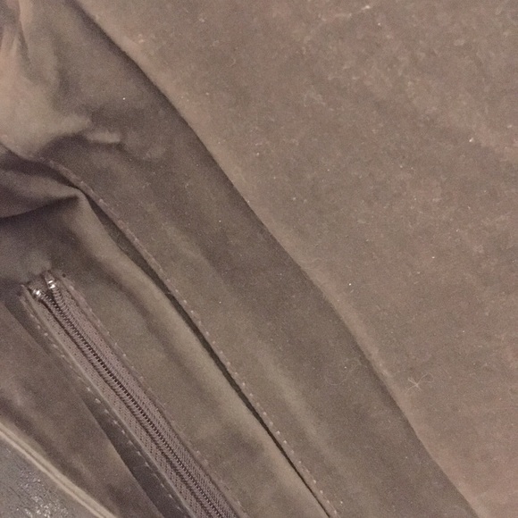 Vintage 1970’s / brown leather envelope clutch - Picture 8 of 8